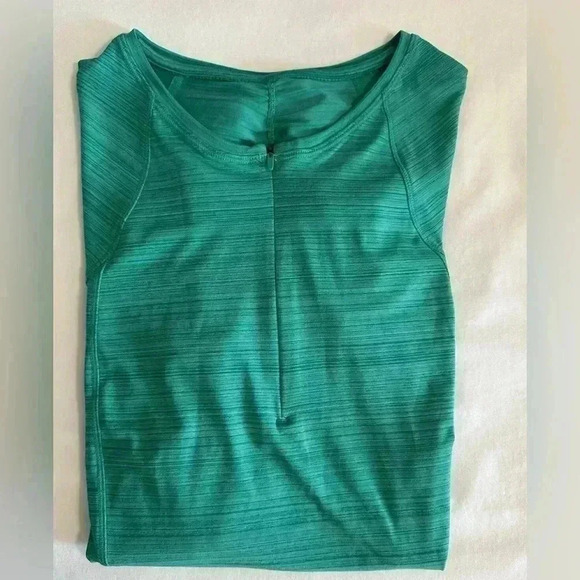 ATHLETA PACIFICA GREEN long sleeve quarter zip workout top green size S - Picture 8 of 8